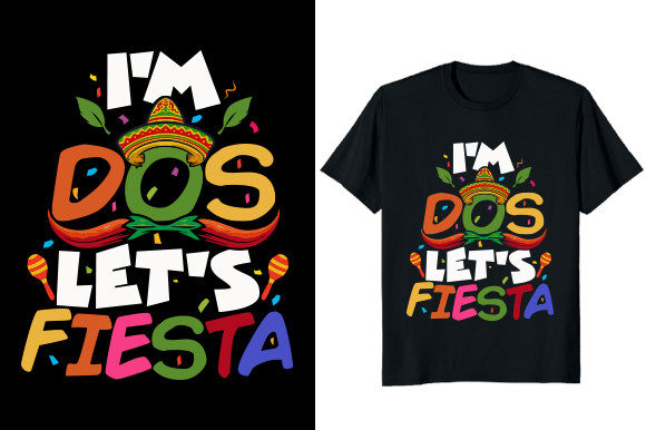 Celebrate with the I'm Dos Let's Fiesta Graphic T-shirt